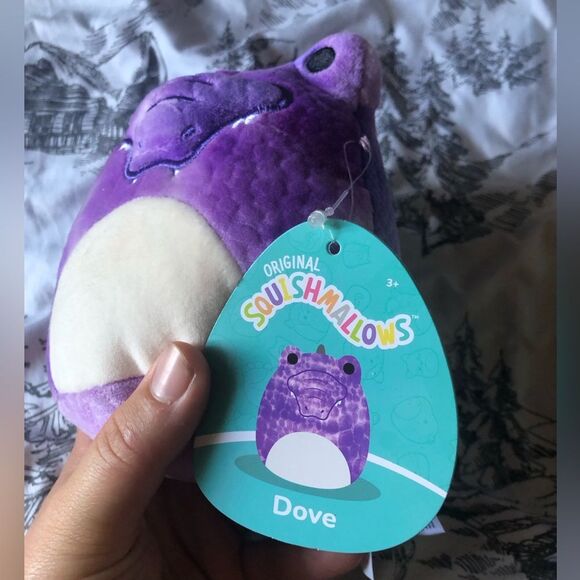 ➿ Squishmallows | 5” Dove the Purple Crocodile - Picture 2 of 6